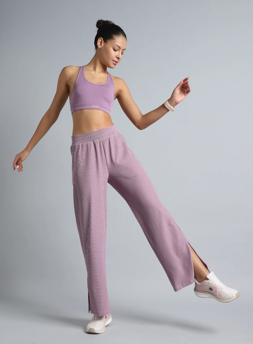 Women's Purple Move it Highwaist Trackpants - Image 2