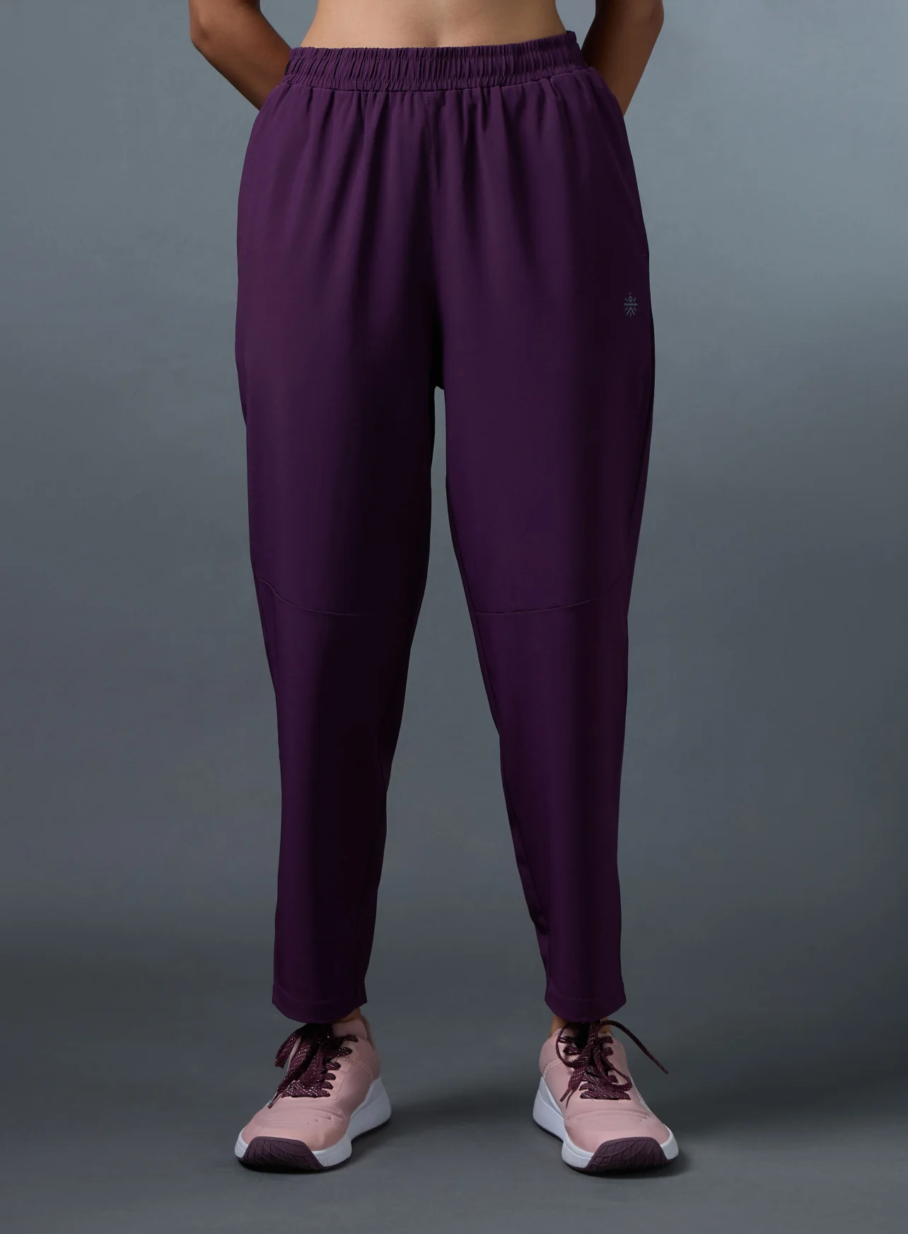Women's Purple Night Run Trackpants - Image 4