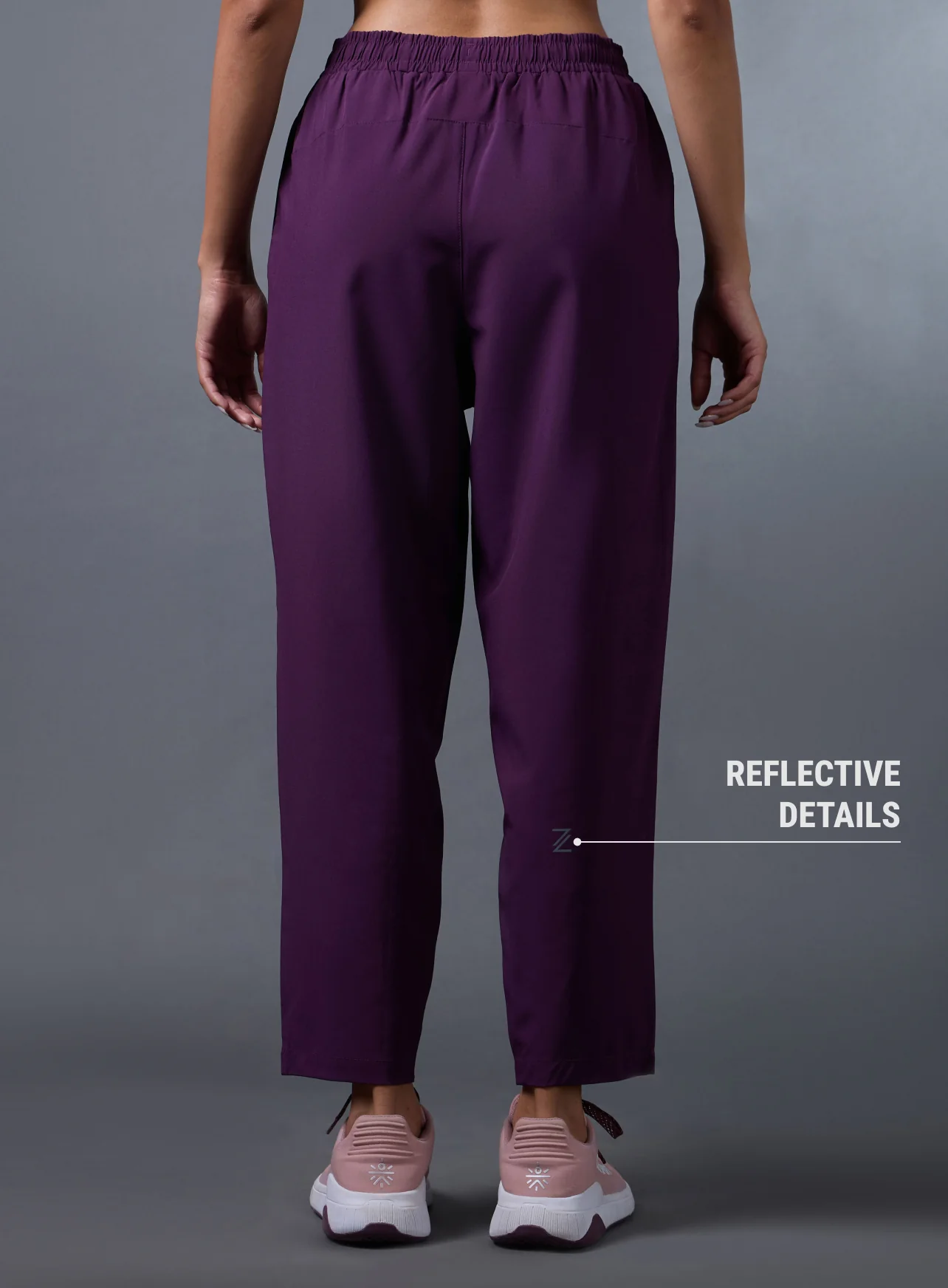 Women's Purple Night Run Trackpants - Image 6