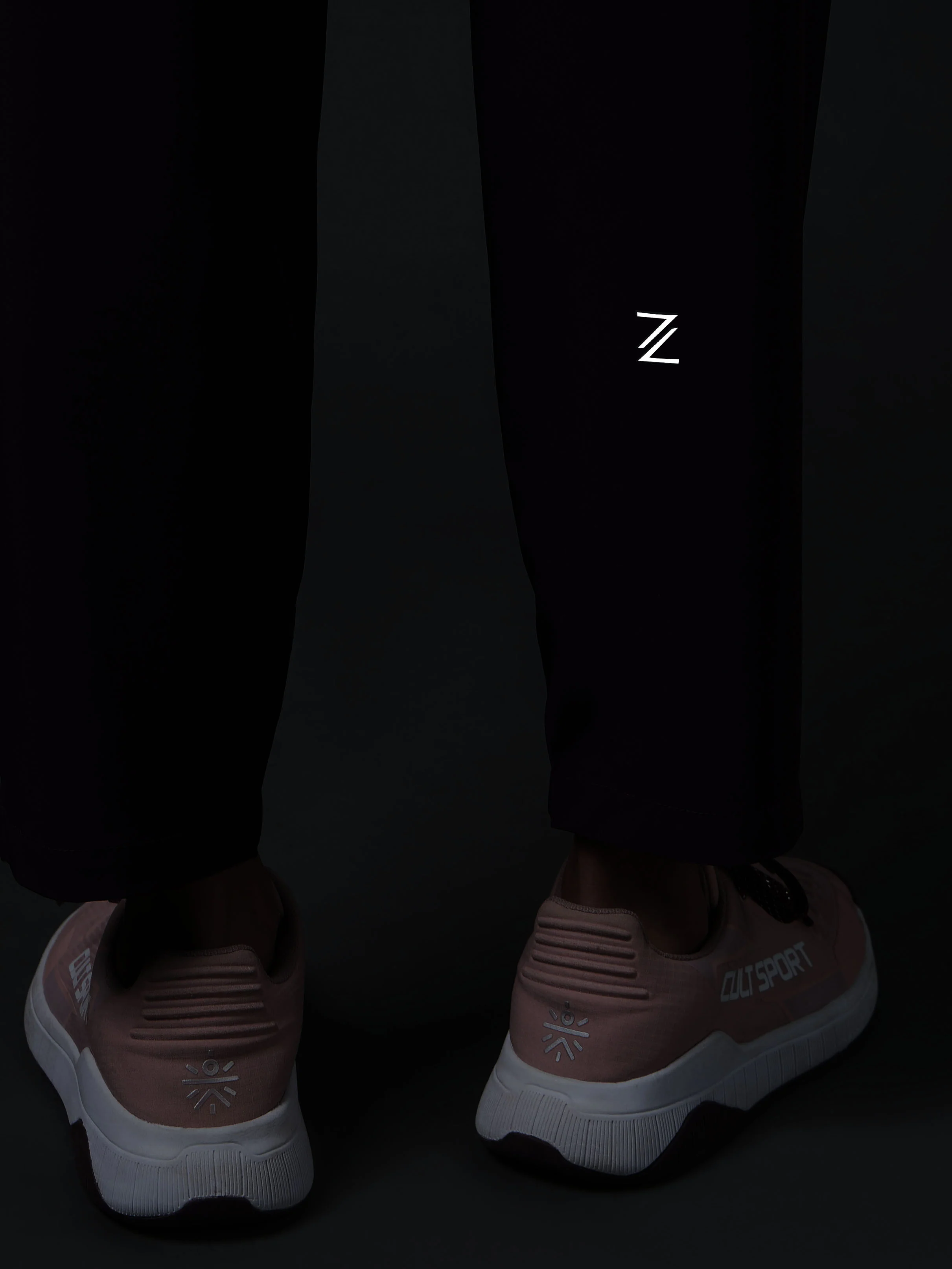 Women's Purple Night Run Trackpants - Image 8