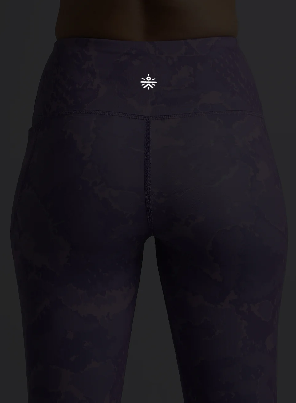 Women's Purple Pacer AOP Comflex Tights - Image 8