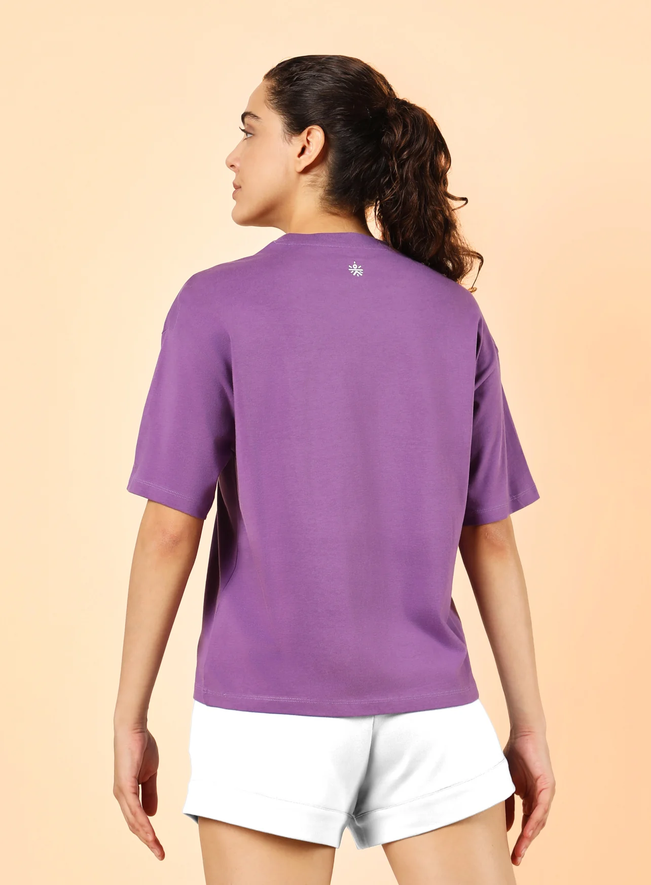 Women's Purple Pause and Align Printed T-shirt - Image 6
