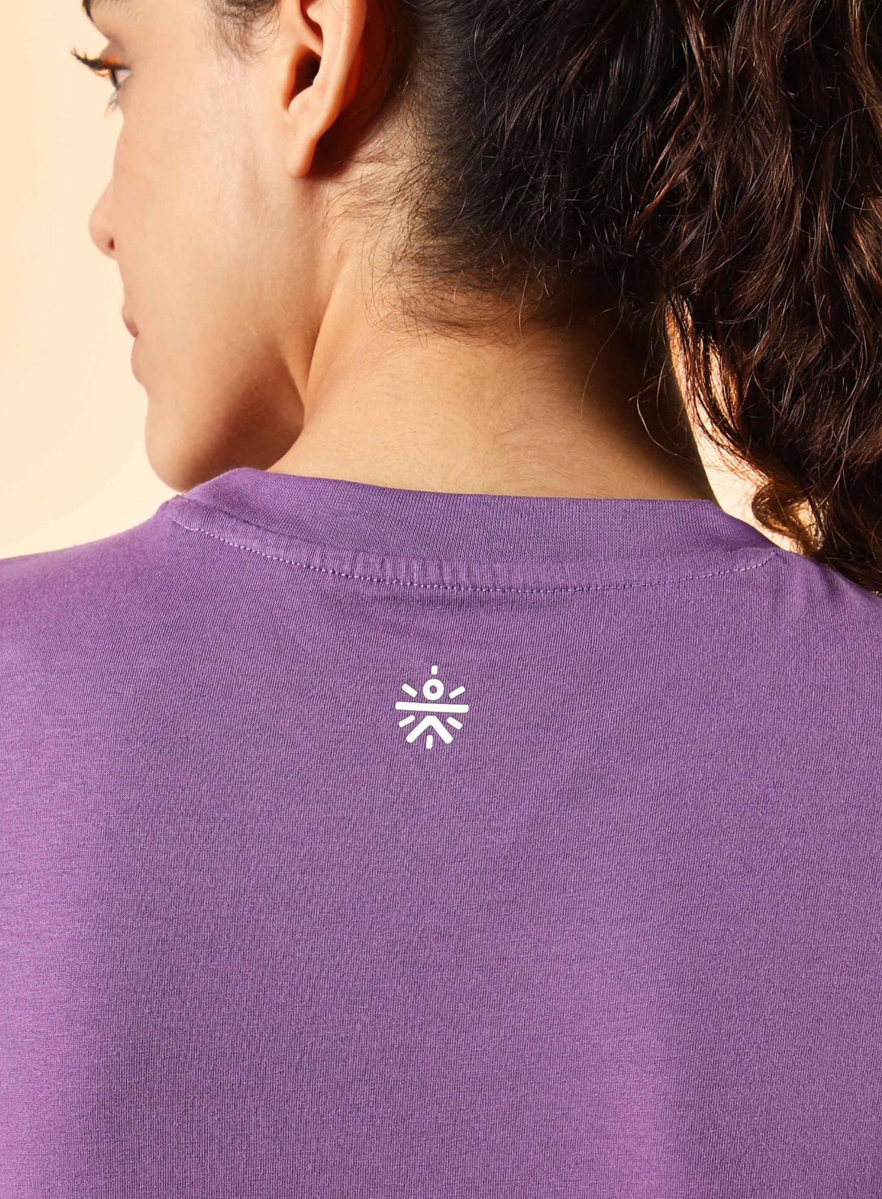 Women's Purple Pause and Align Printed T-shirt - Image 8
