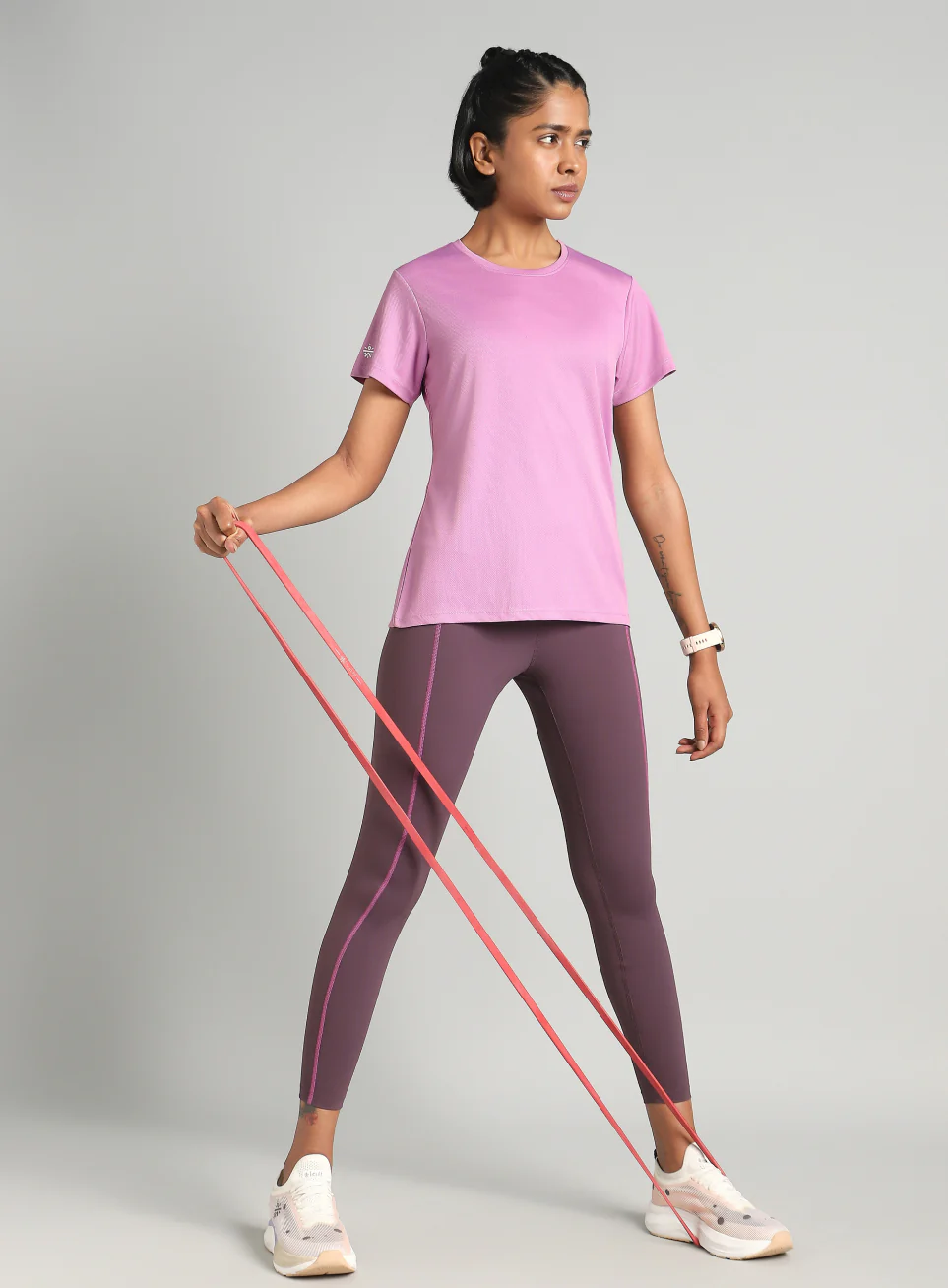 Women's Purple Performance T-Shirt - Image 3