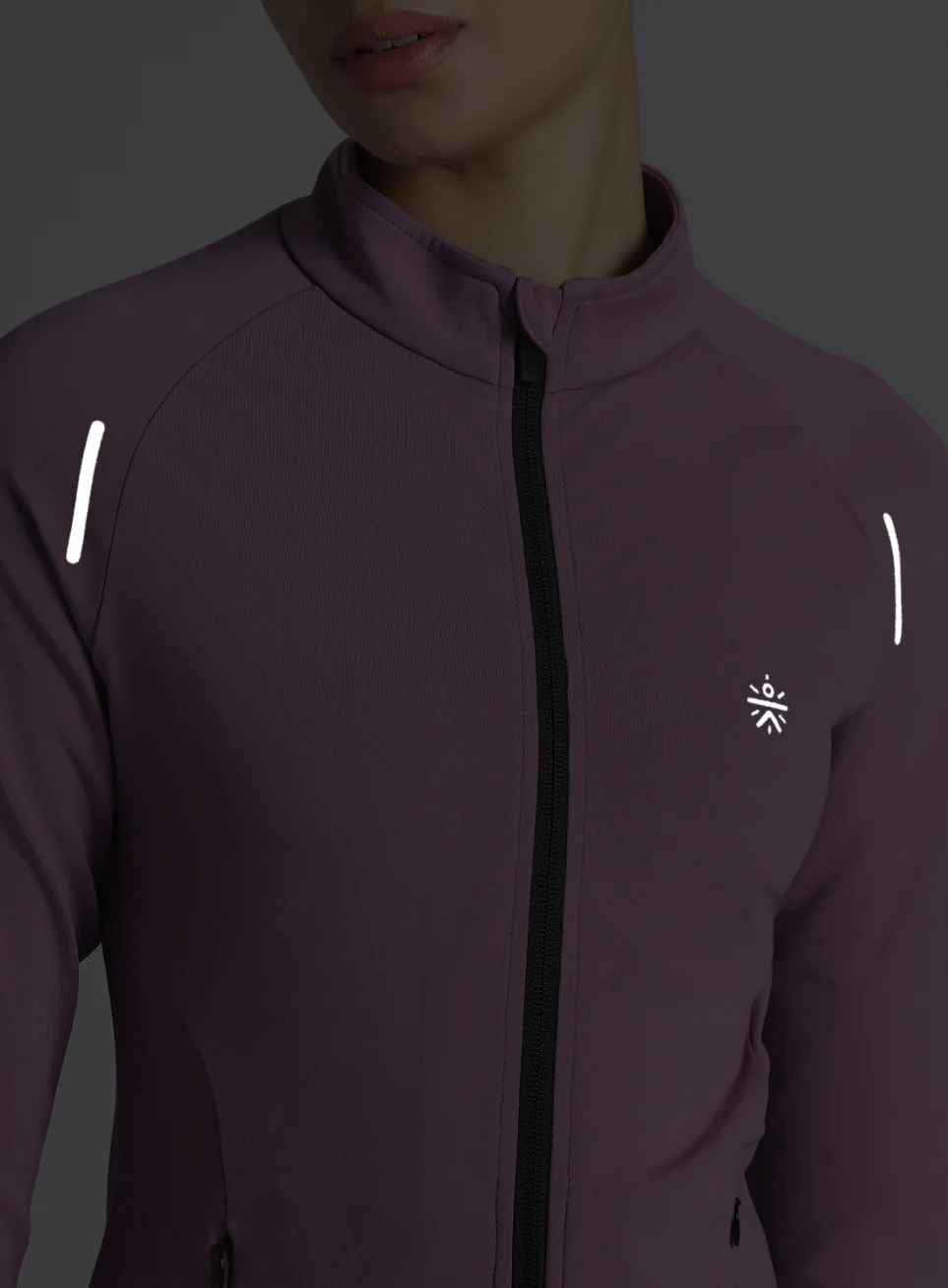 Women's Purple Performance Training Essential COMFlex Jacket - Image 10