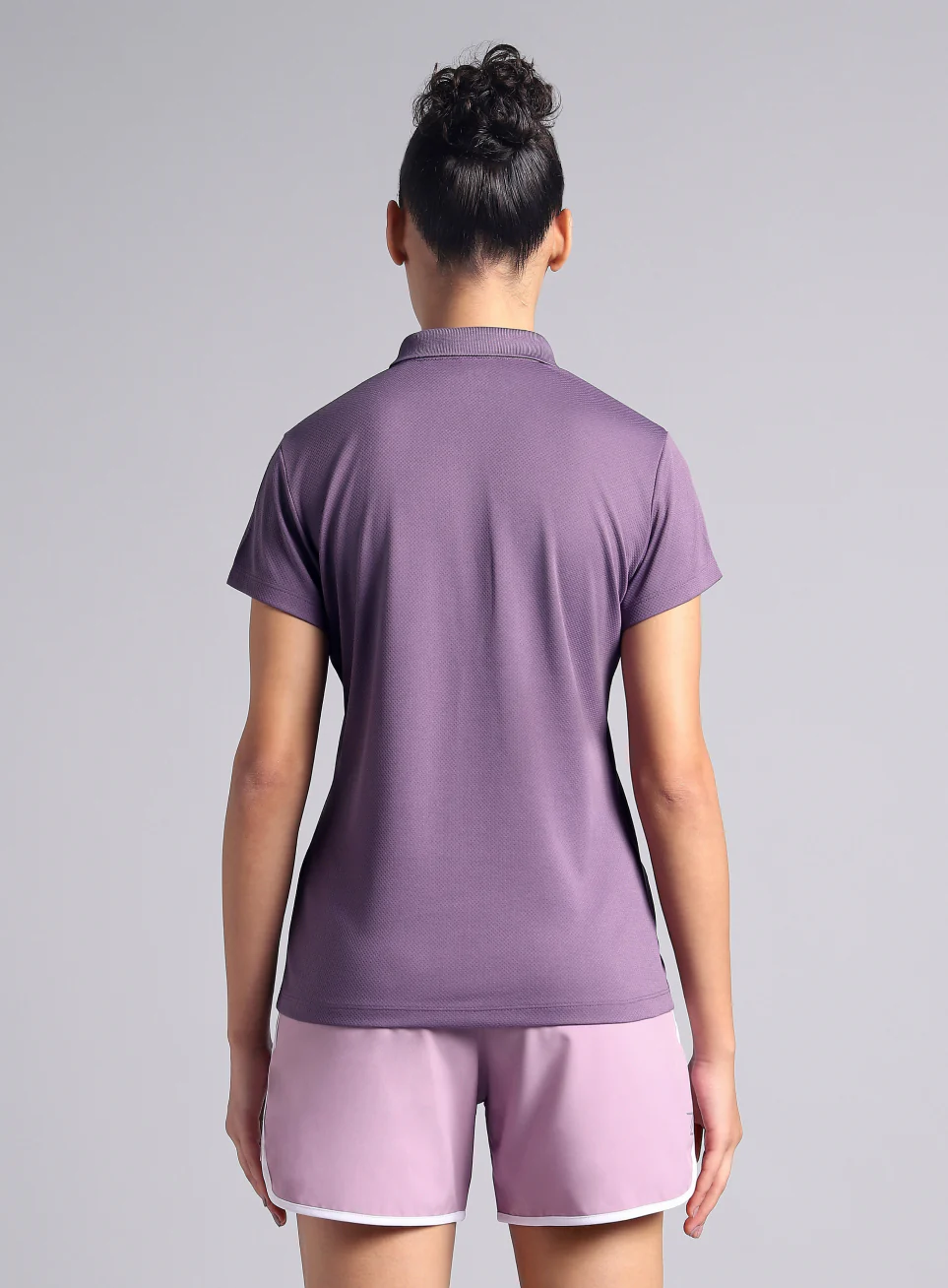 Women's Purple Performance Training Polo - Image 6