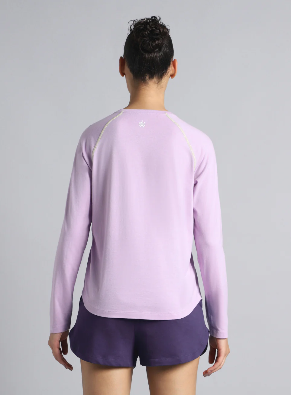 Women's Purple Play Mode Full Sleeve T-shirt - Image 6