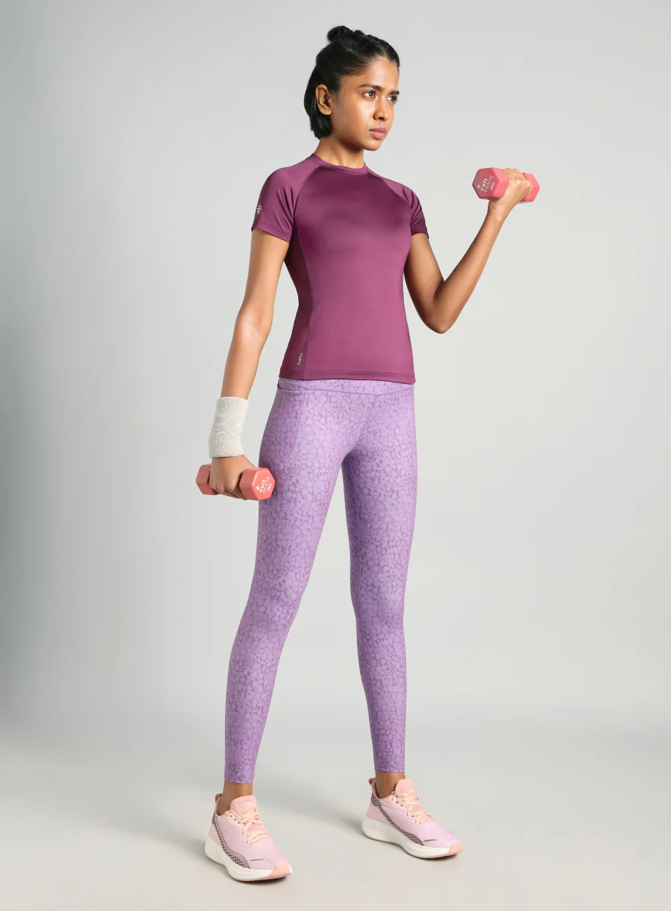 Women's Purple Power Compression T-shirt - Image 3