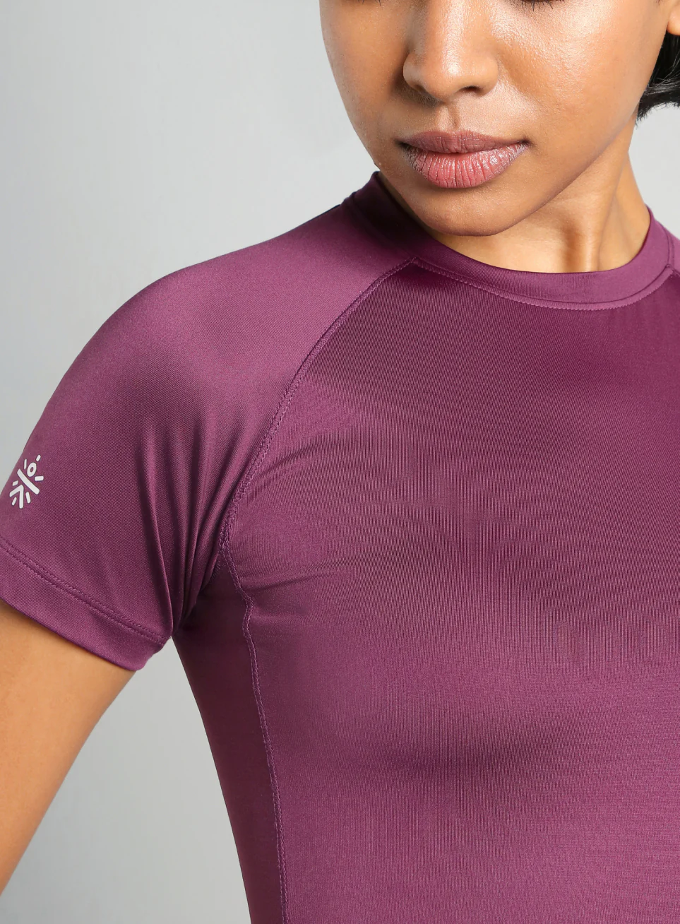 Women's Purple Power Compression T-shirt - Image 7