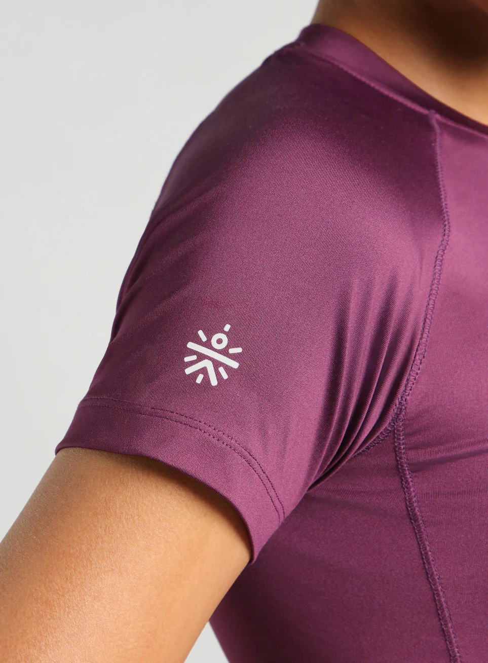 Women's Purple Power Compression T-shirt - Image 8