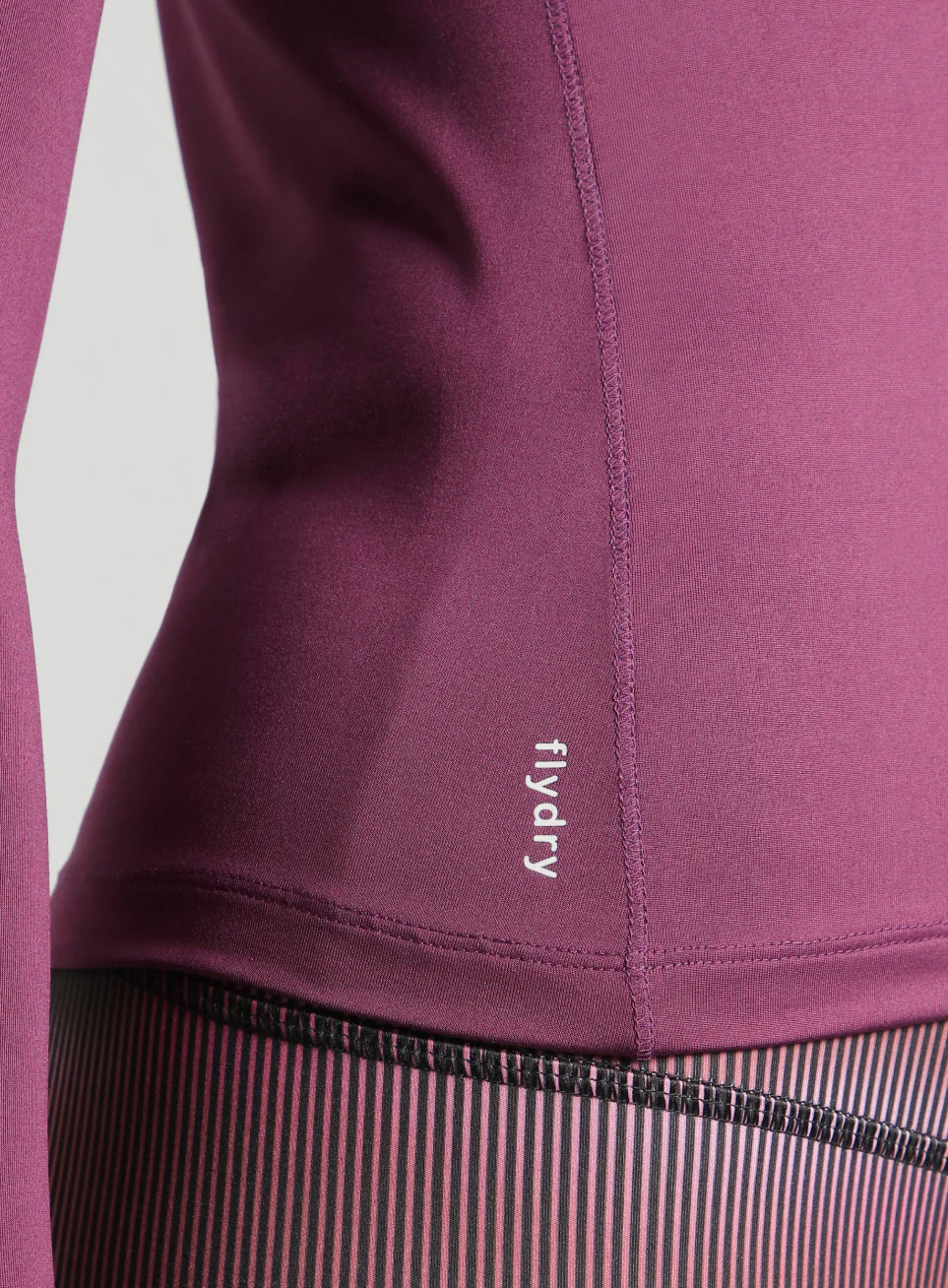 Women's Purple Power Full Sleeve Compression T-shirt - Image 9