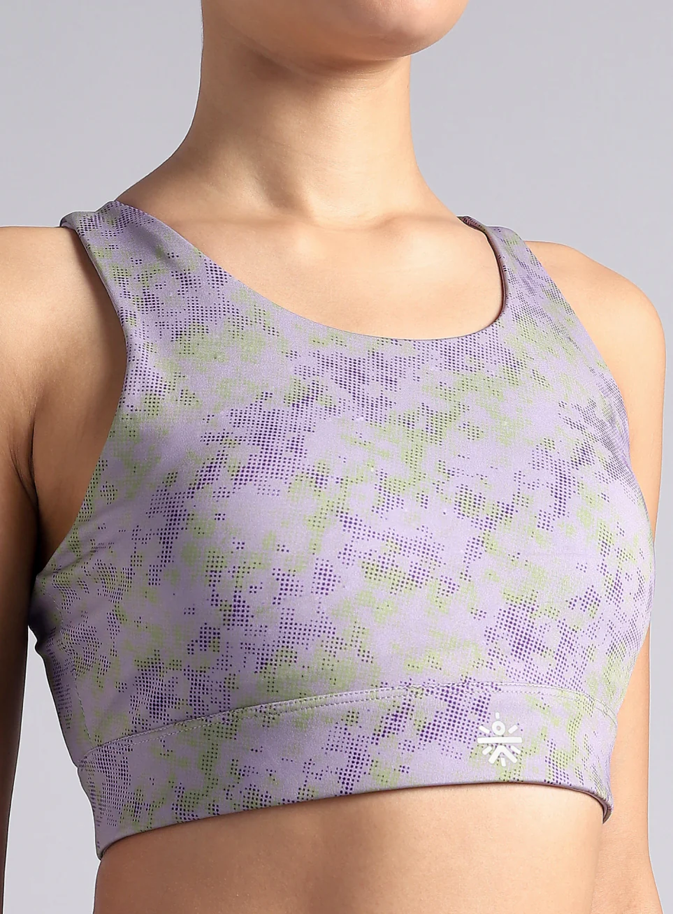 Women's Purple Reversible Yoga High Support Bra - Image 10