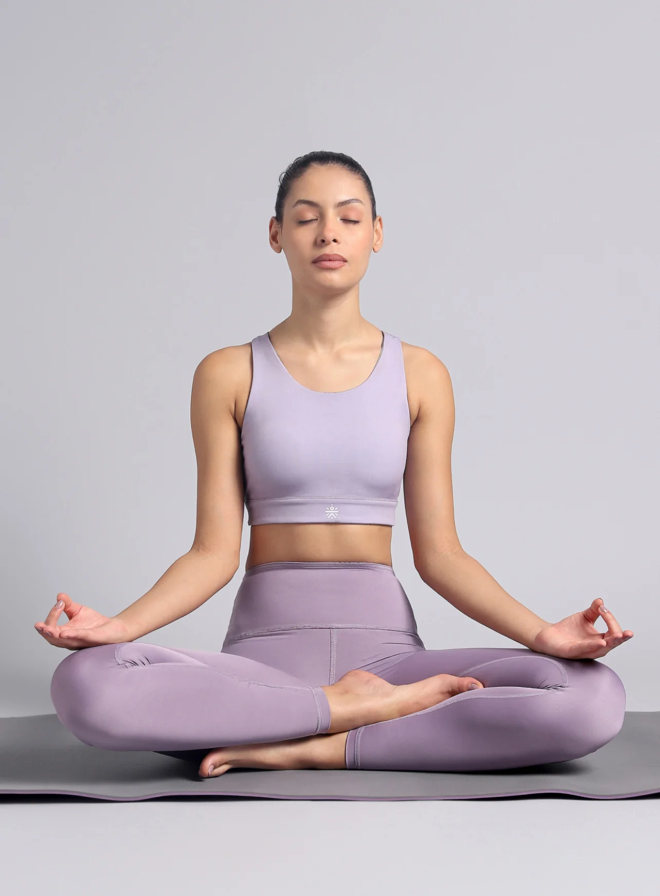Women's Purple Reversible Yoga High Support Bra - Image 4