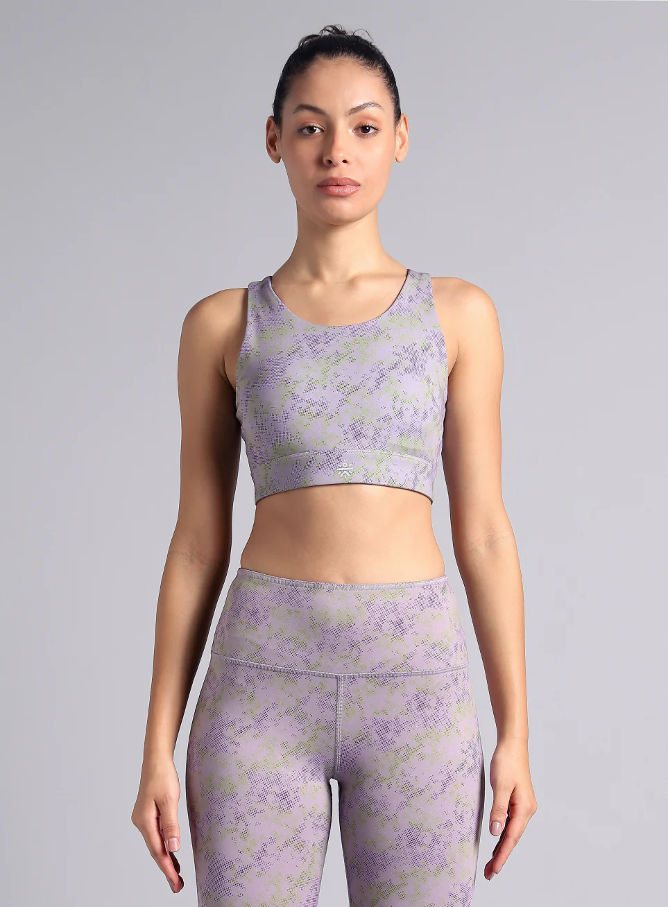 Women's Purple Reversible Yoga High Support Bra - Image 5