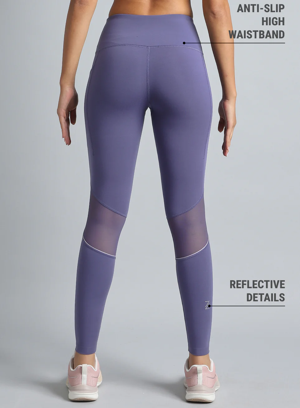 Women's Purple Run All Day COMFlex Tights - Image 6