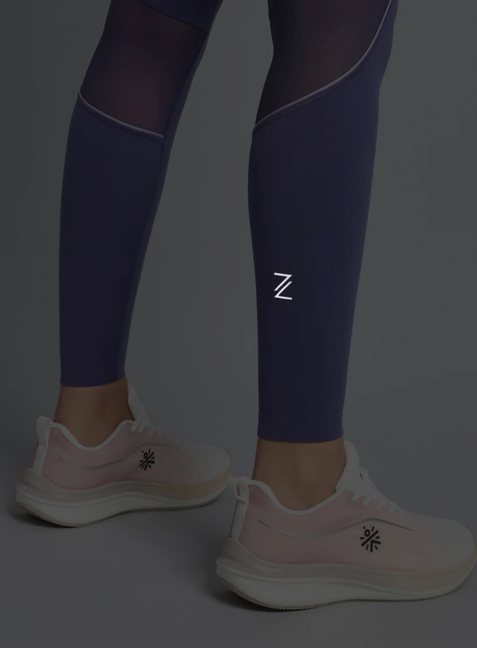 Women's Purple Run All Day COMFlex Tights - Image 9