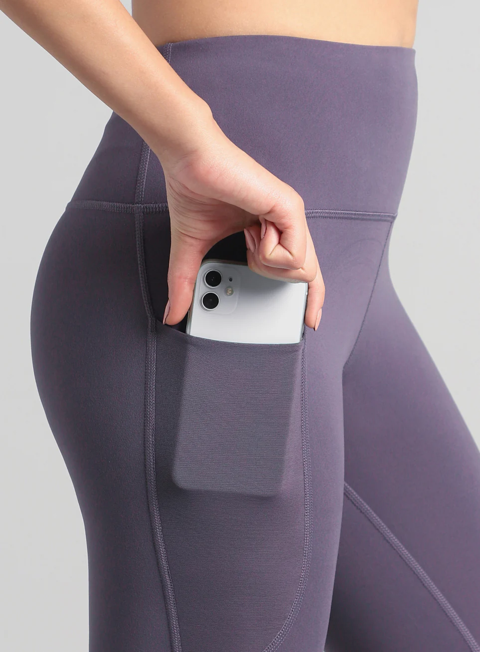 Women's Purple Run Elevate COMFlex Tights - Image 7