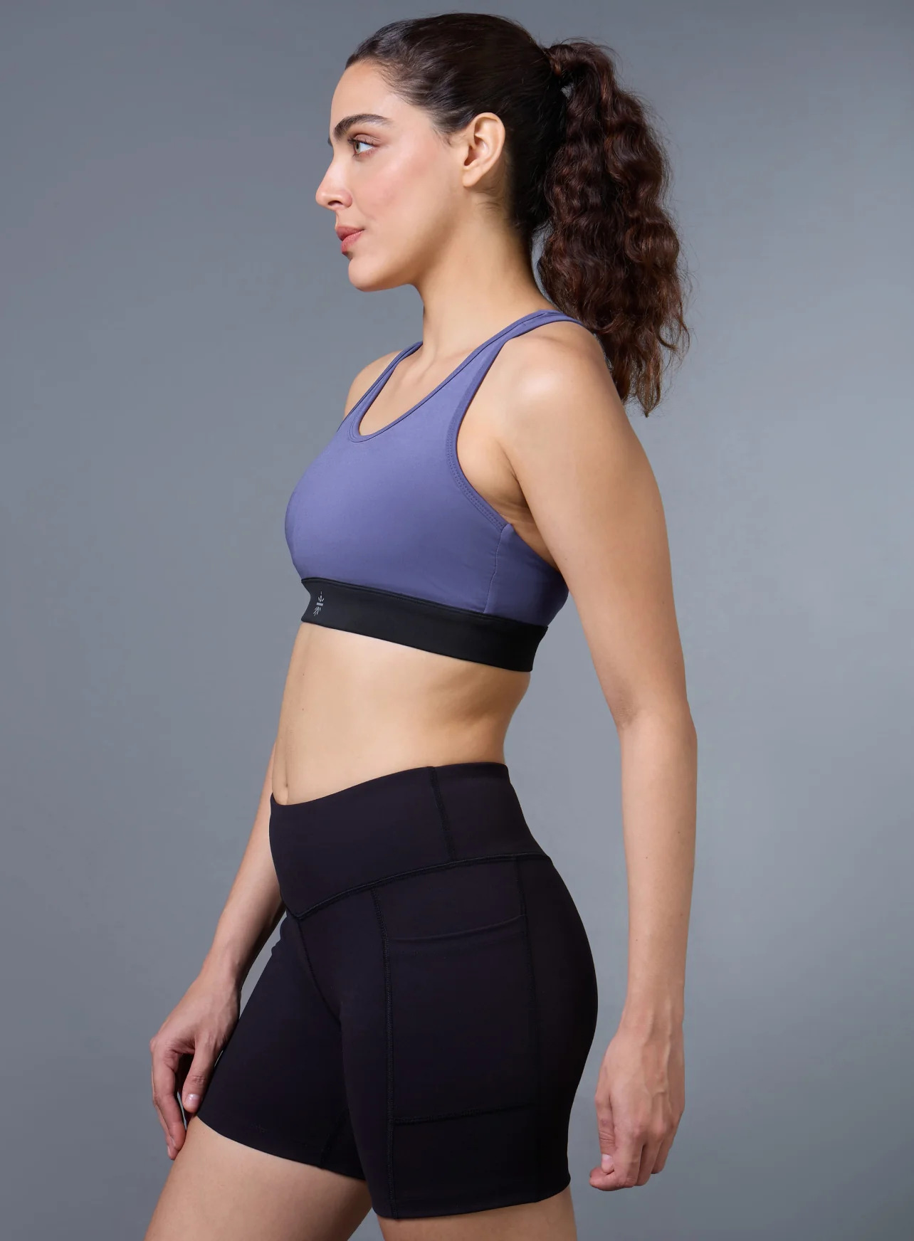 Women's Purple Run Forward High Support Bra - Image 5