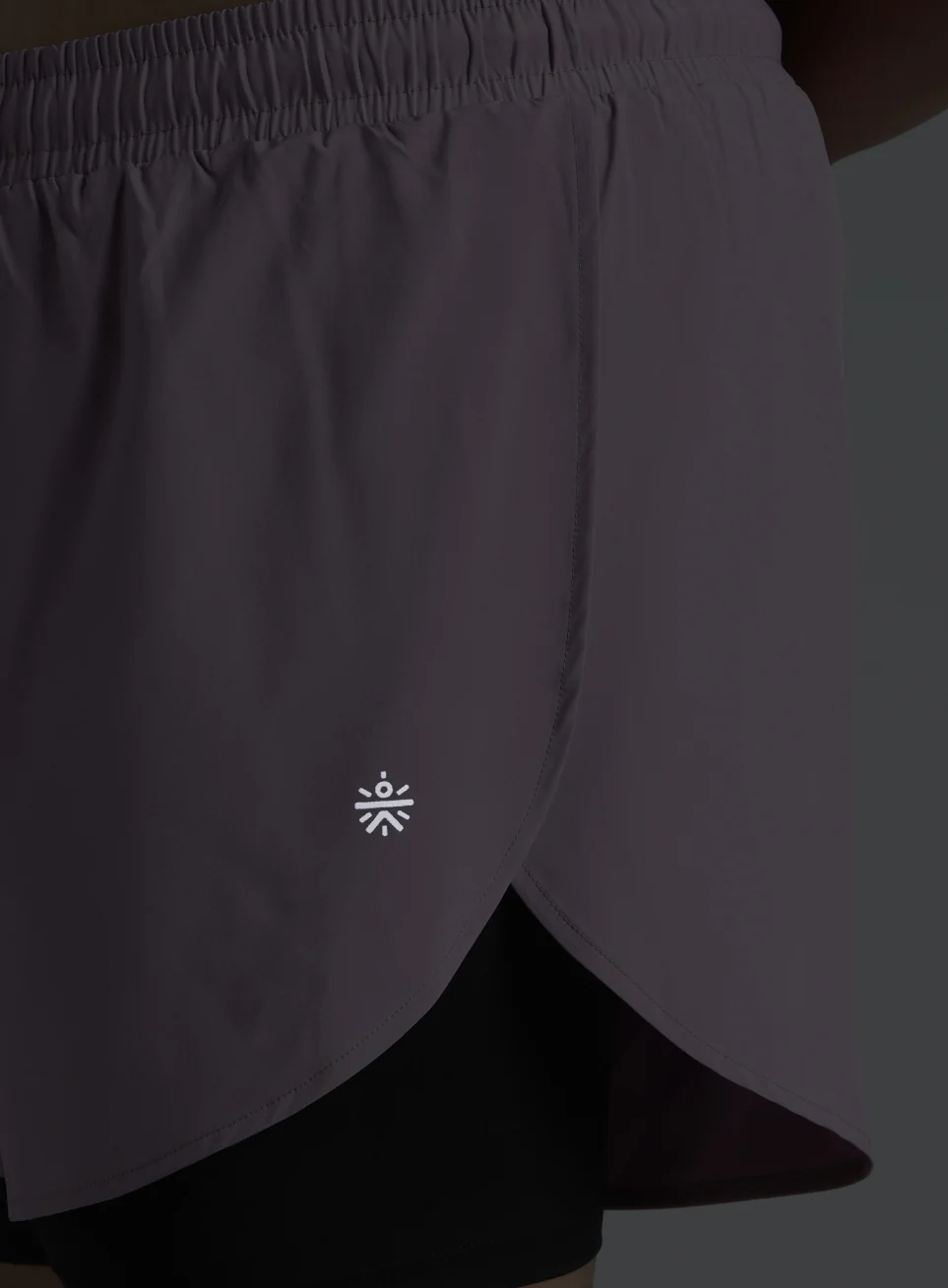 Women's Purple Running Essential Plus Size Built in Shorts - Image 8