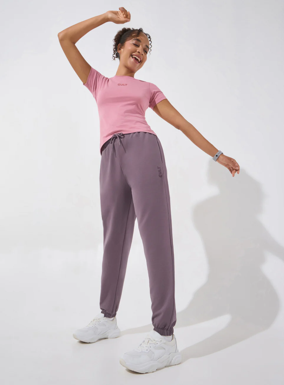 Women's Purple Soft Form Classic Joggers - Image 2