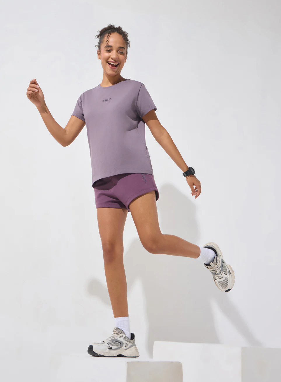 Women's Purple Soft Form Classic T-shirt - Image 2