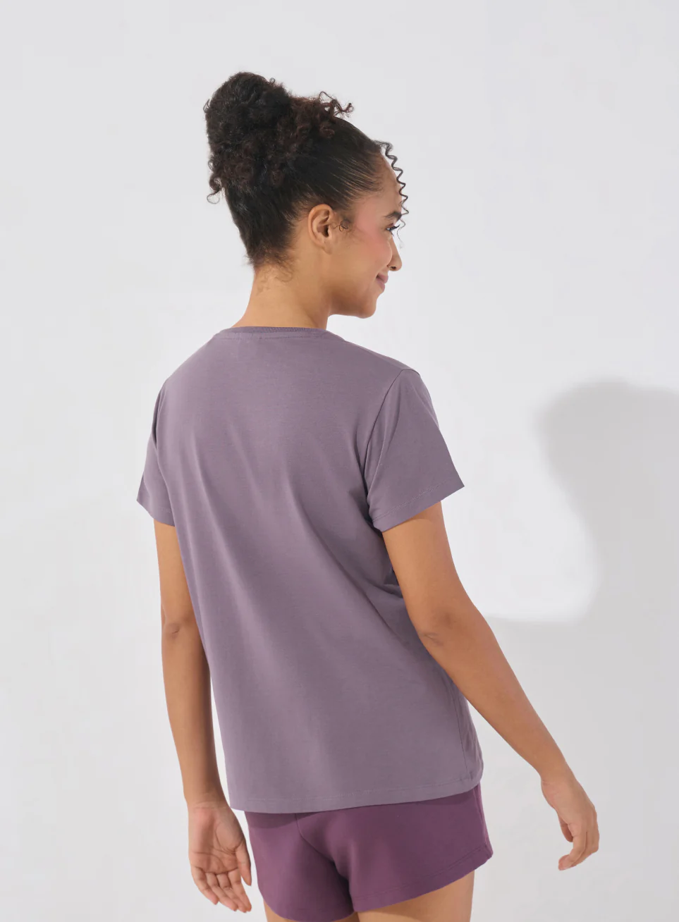 Women's Purple Soft Form Classic T-shirt - Image 6