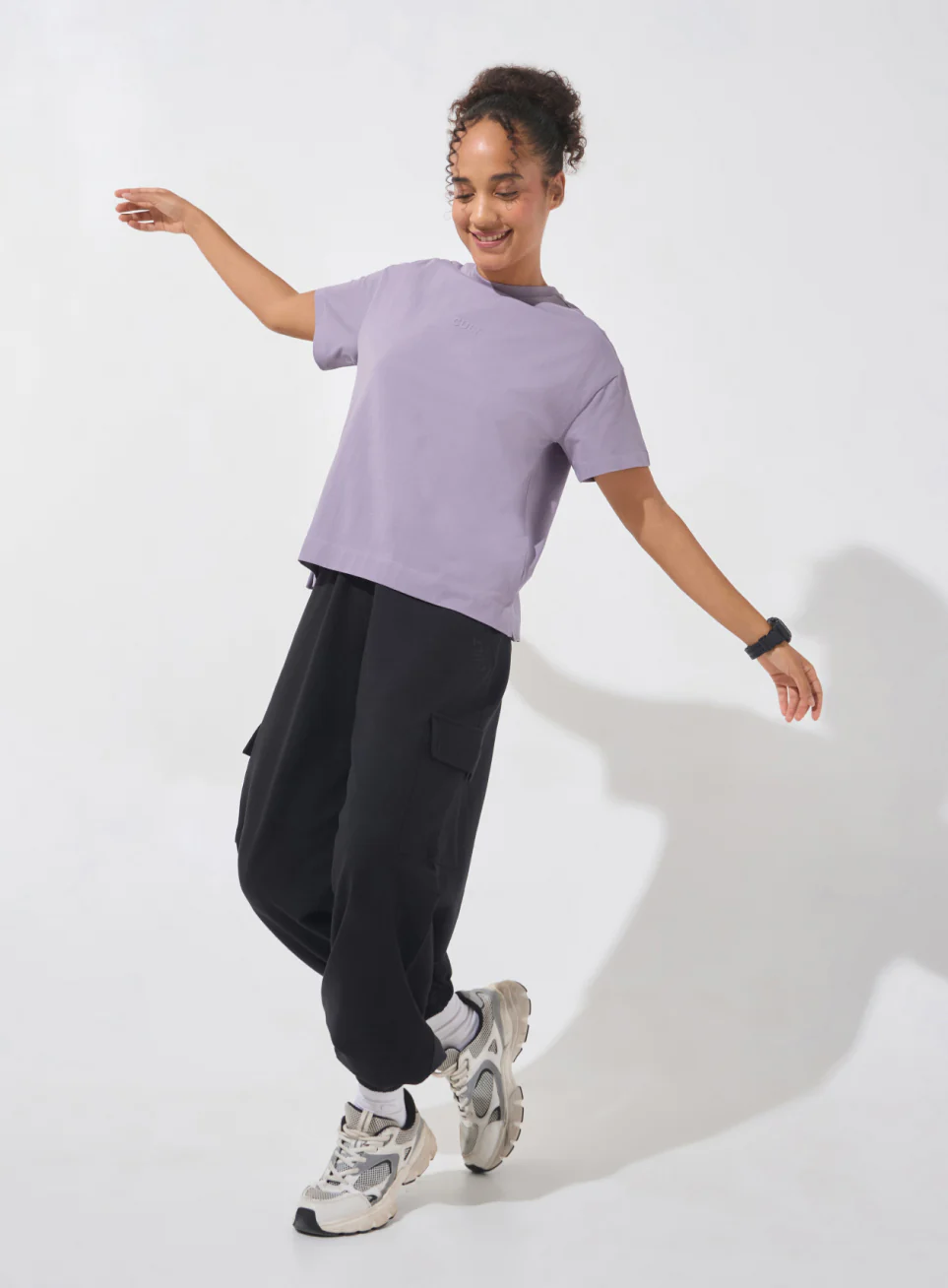 Women's Purple Soft Form Easy Fit Everyday T-shirt - Image 2