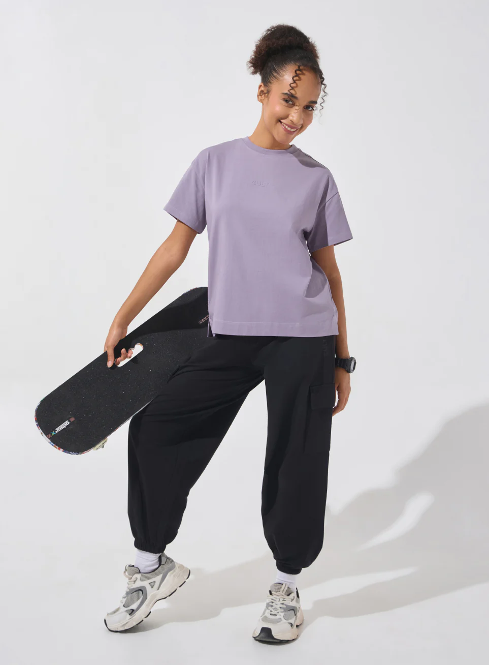 Women's Purple Soft Form Easy Fit Everyday T-shirt - Image 3