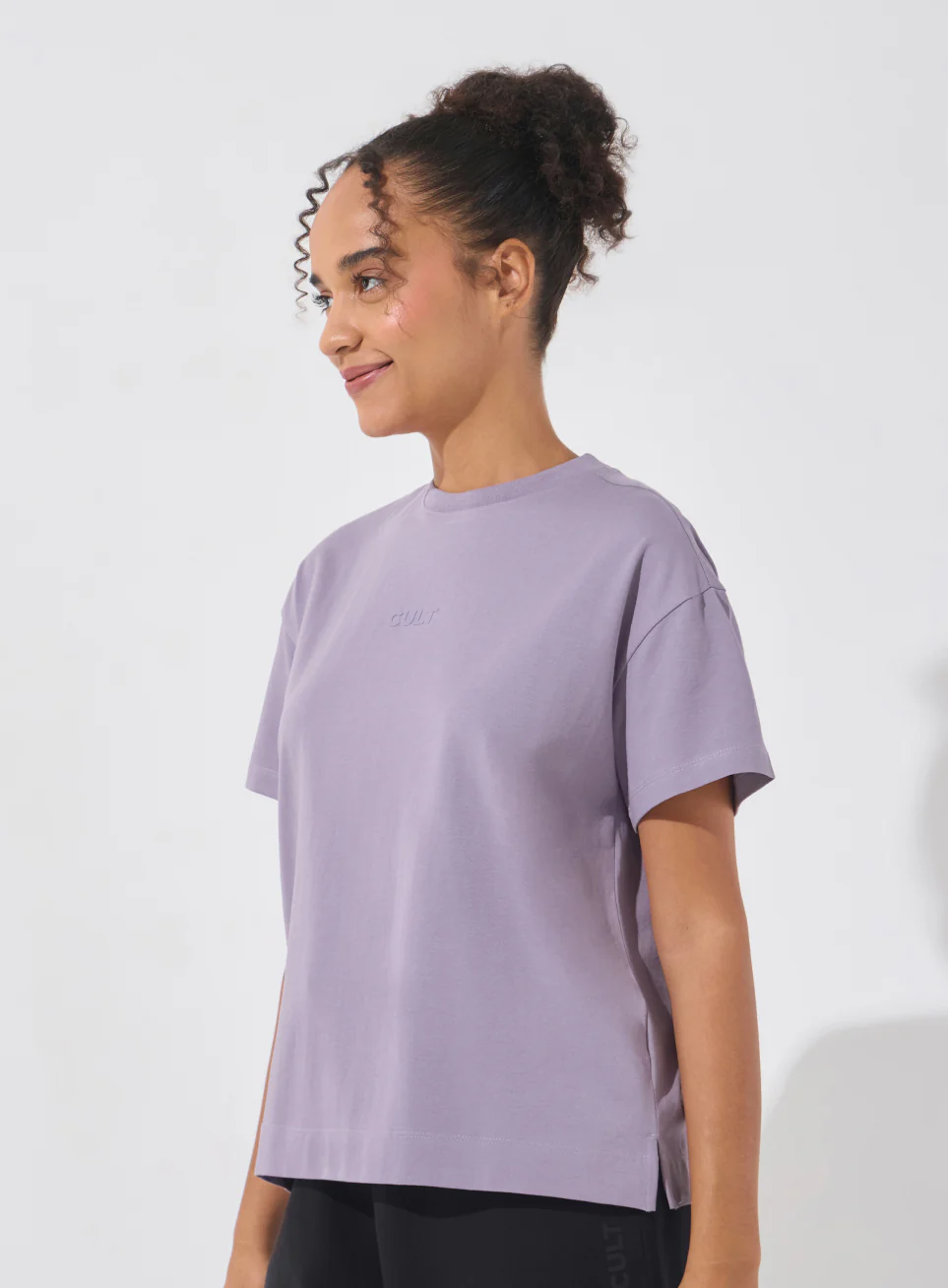Women's Purple Soft Form Easy Fit Everyday T-shirt - Image 5