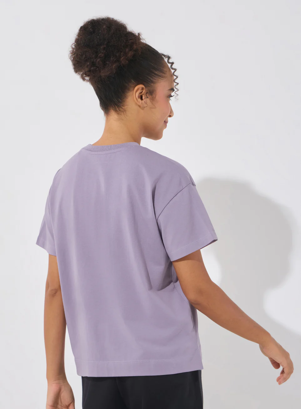 Women's Purple Soft Form Easy Fit Everyday T-shirt - Image 6