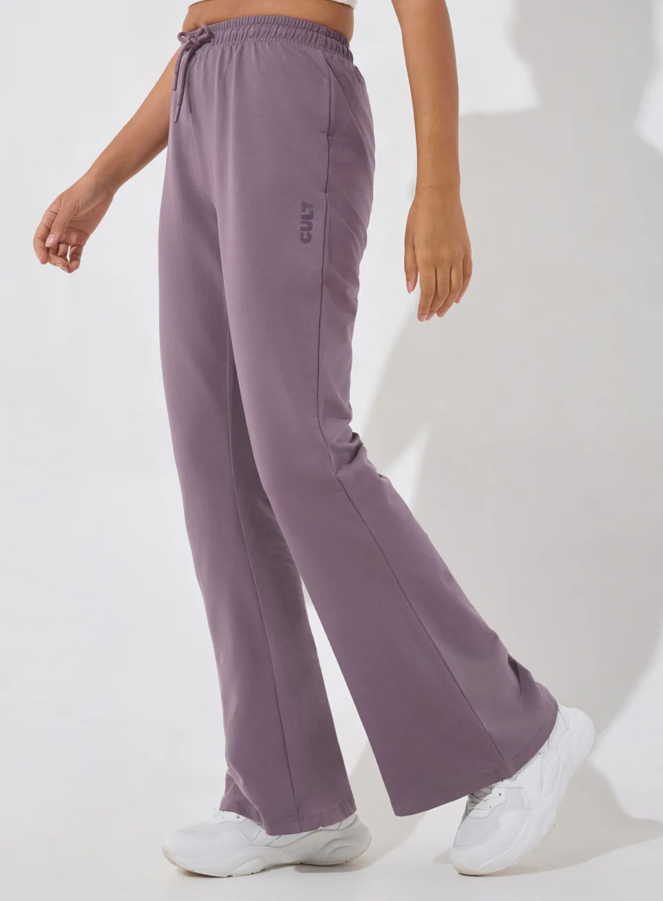 Women's Purple Soft Form Flow Flared Pants - Image 5