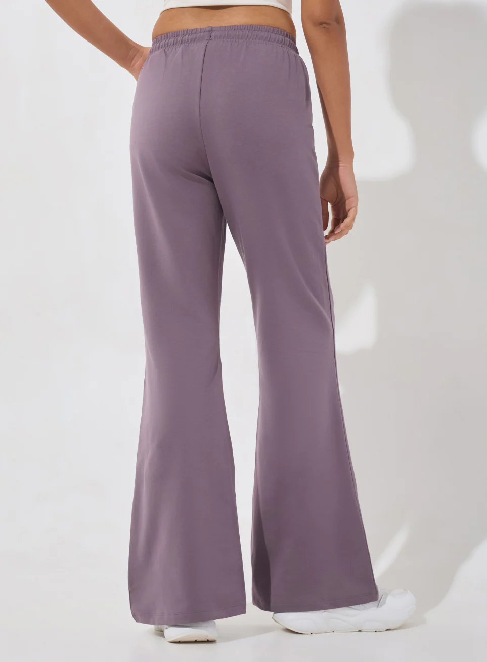 Women's Purple Soft Form Flow Flared Pants - Image 6