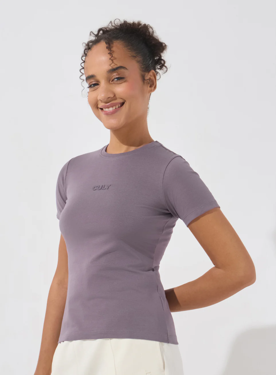 Women's Purple Soft Form Snug T-shirt - Image 5