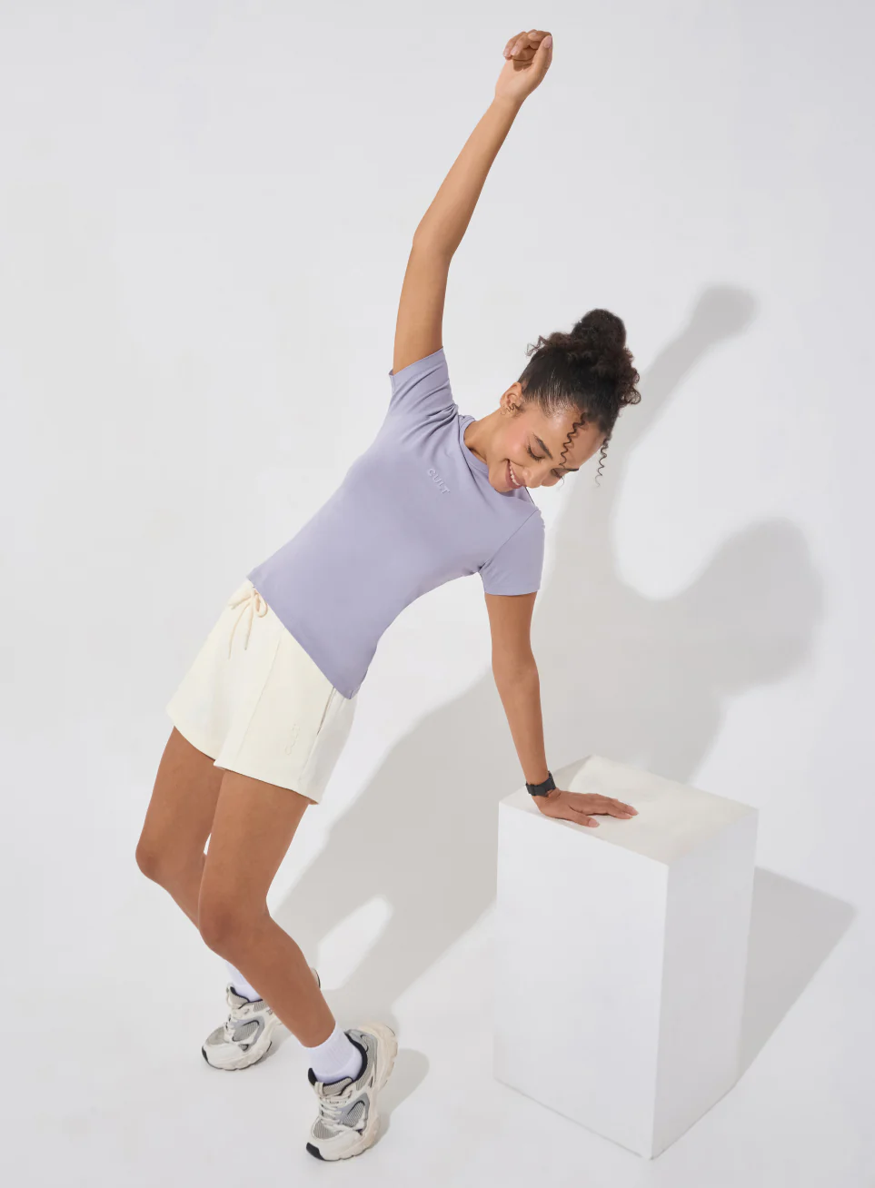 Women's Purple Soft Form Snug T-shirt - Image 2