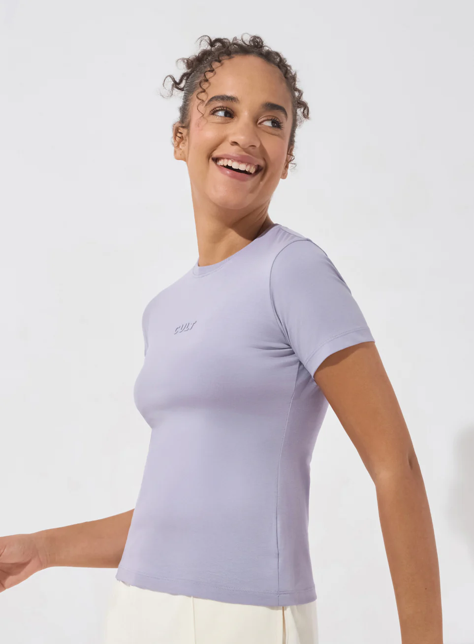 Women's Purple Soft Form Snug T-shirt - Image 5