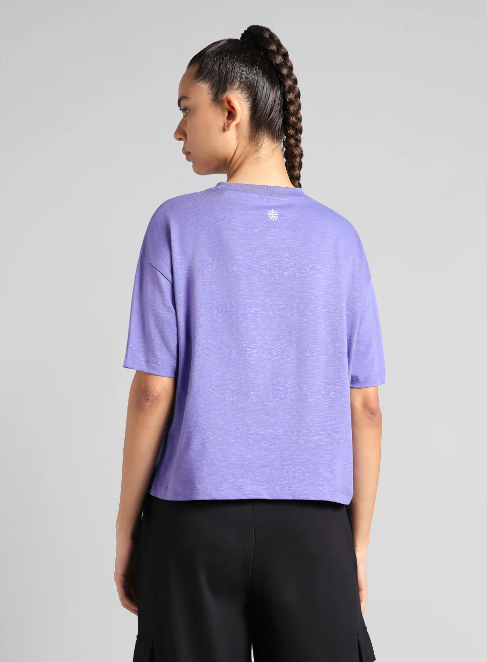 Women's Purple Sports Club T-shirt - Image 6