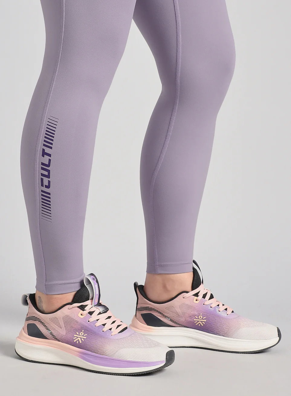 Women's Purple The Run Project COMFlex Tights - Image 10