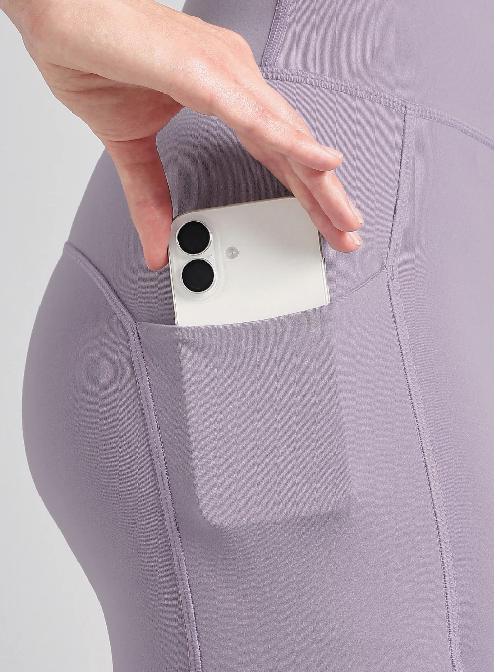 Women's Purple The Run Project COMFlex Tights - Image 7