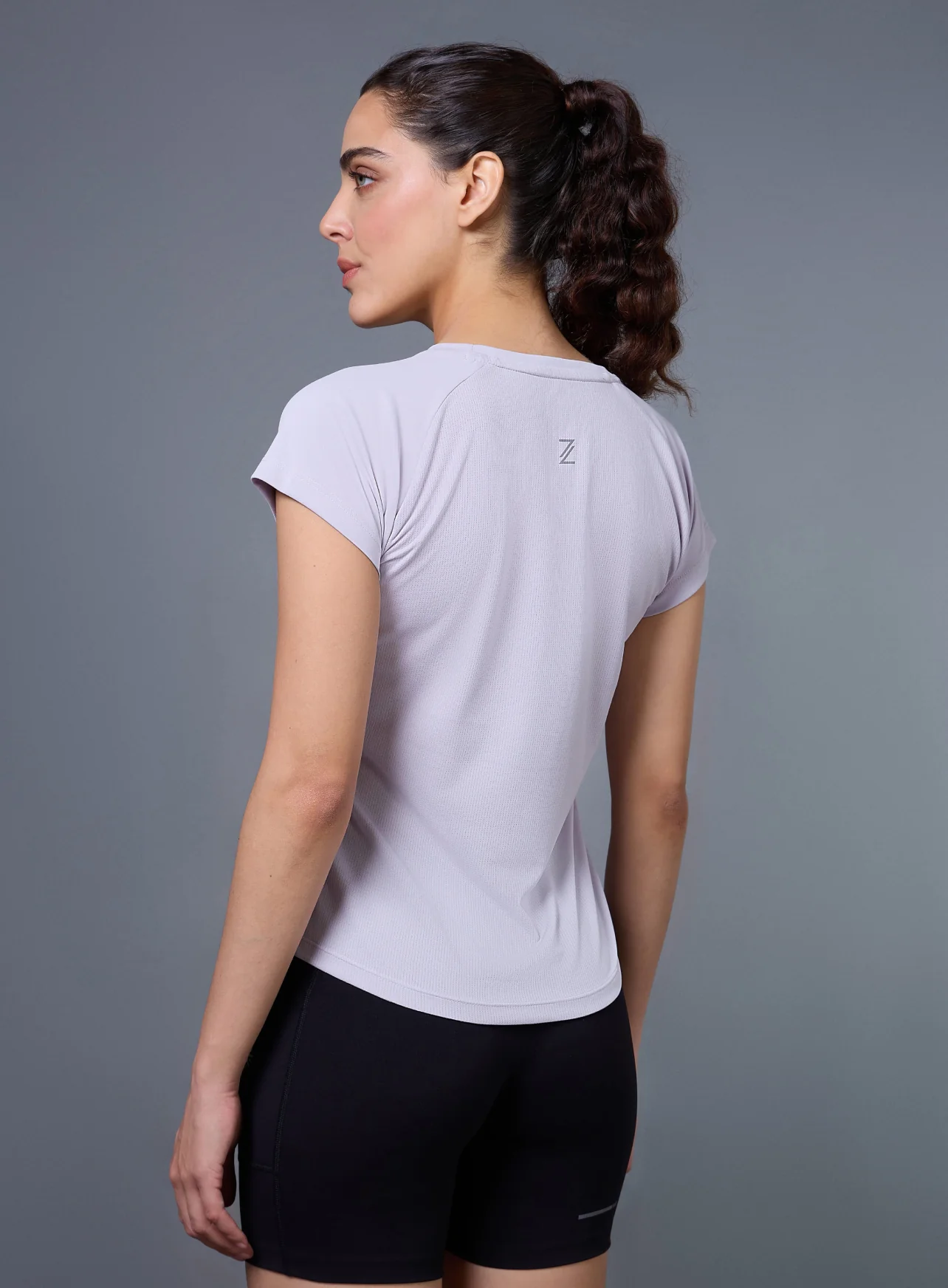 Women's Purple The Runner's Essential T-shirt - Image 5