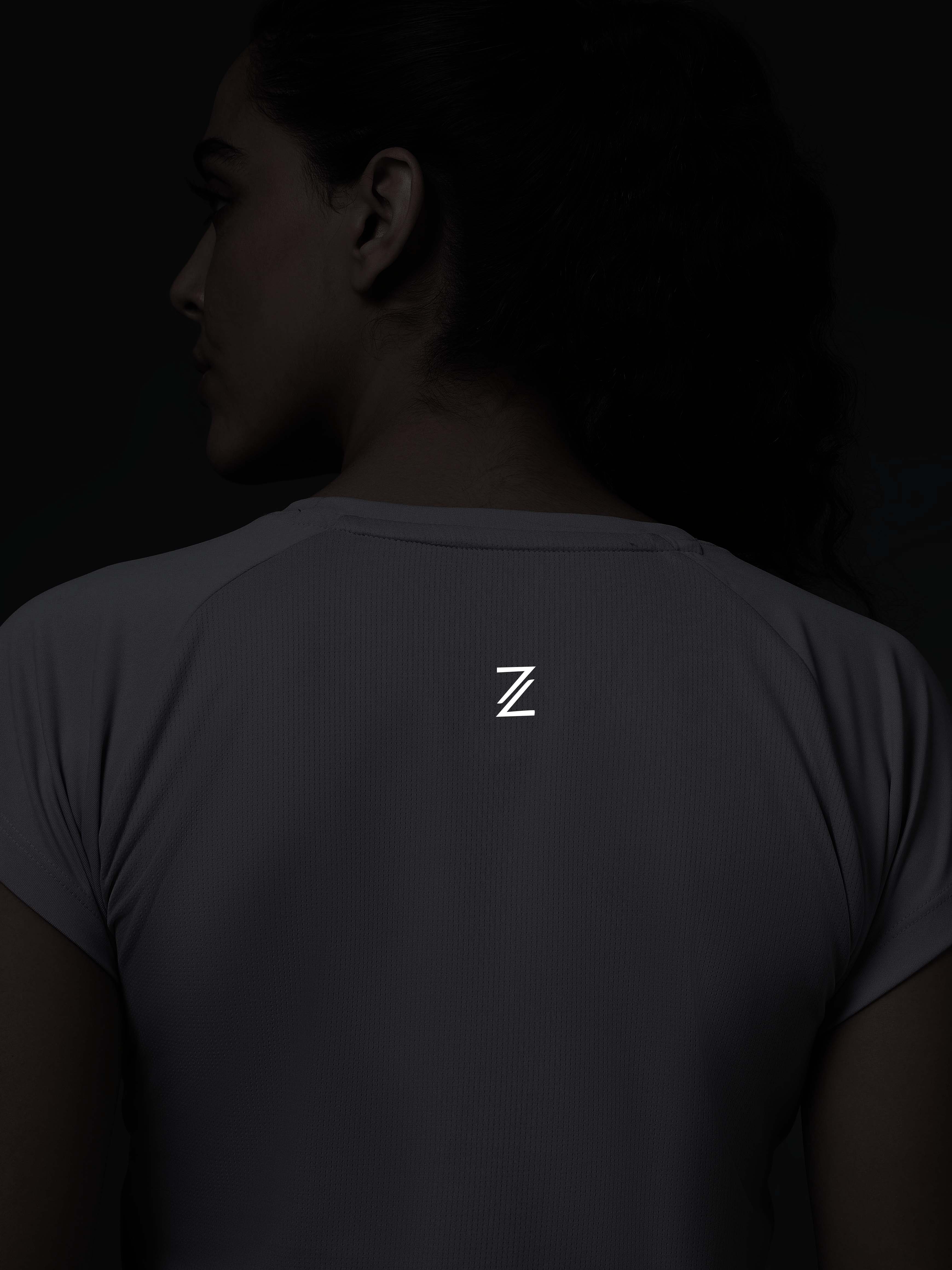 Women's Purple The Runner's Essential T-shirt - Image 8