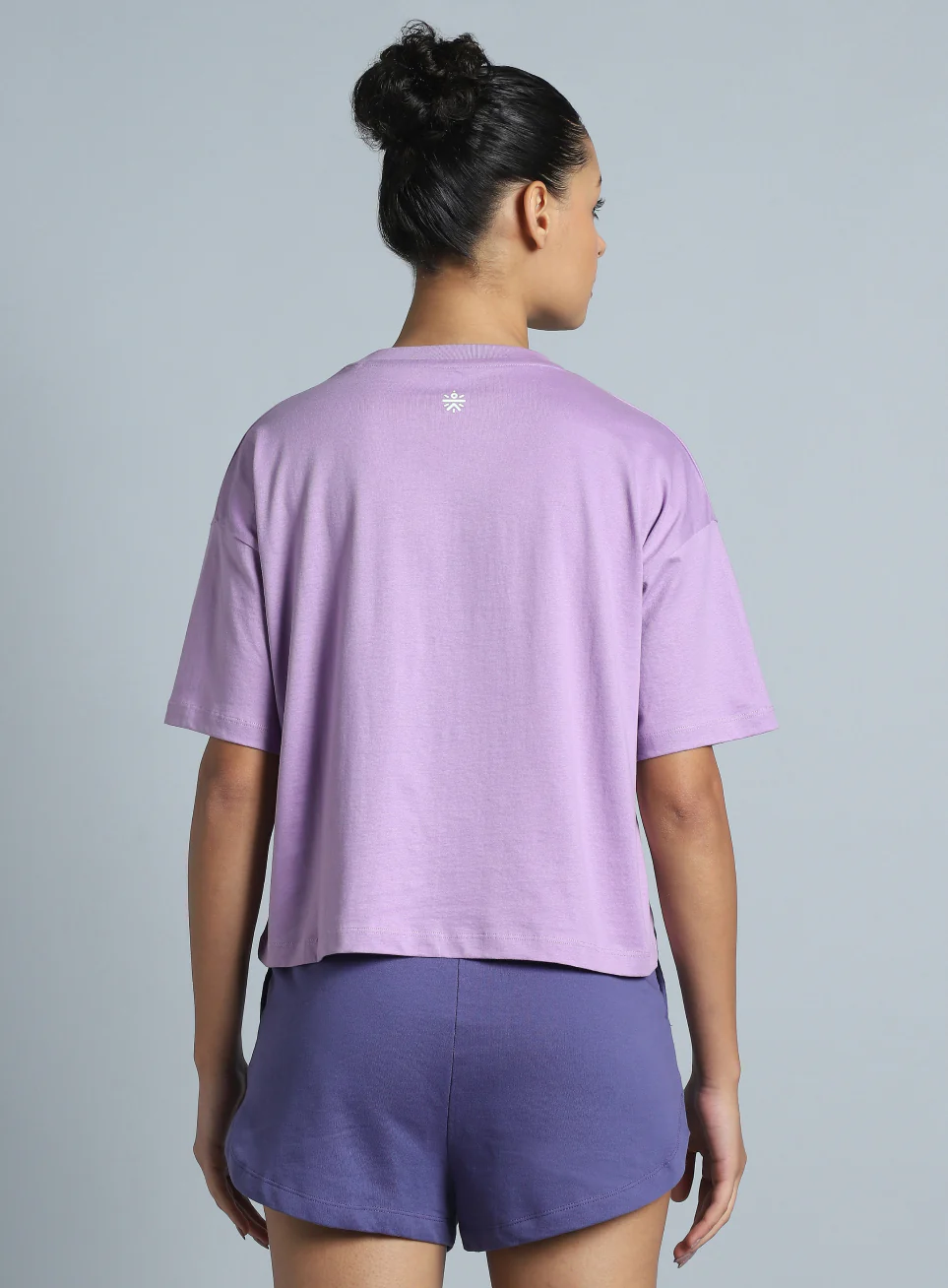 Women's Purple Tonal Branding Graphic T-shirt - Image 6
