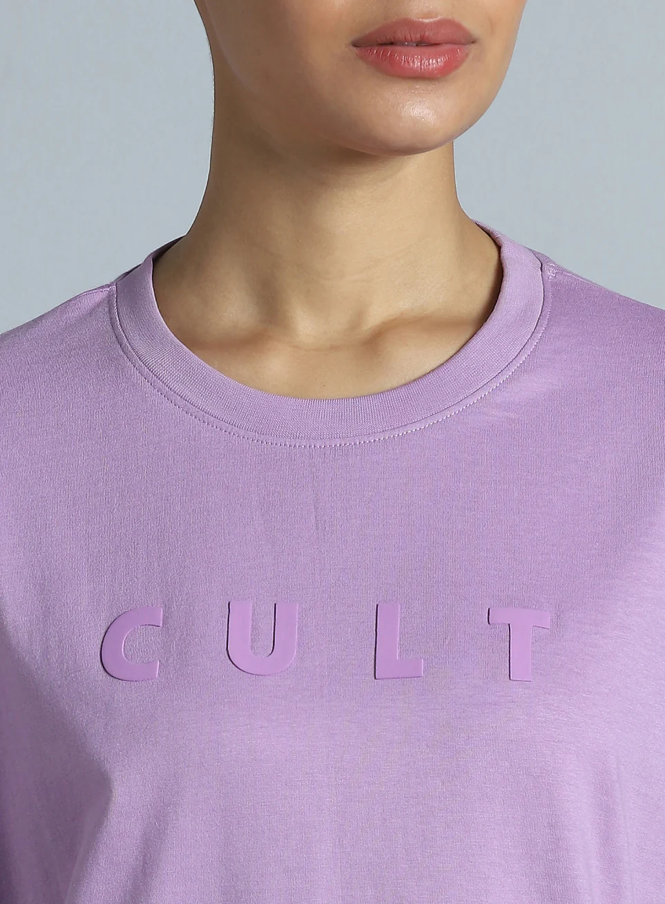 Women's Purple Tonal Branding Graphic T-shirt - Image 7