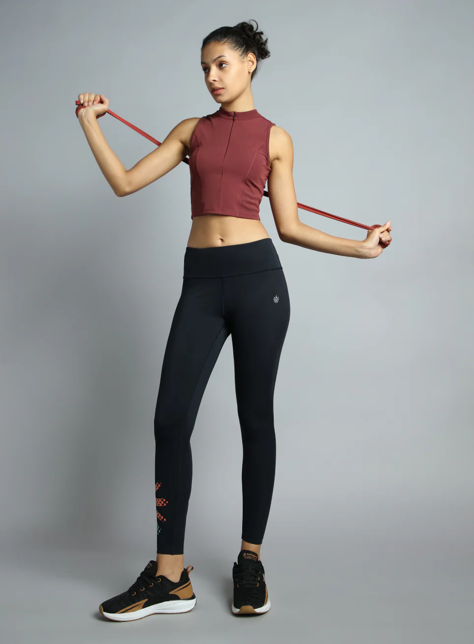 Women's Purple Train All Sculpted Slim Fit Top - Image 3