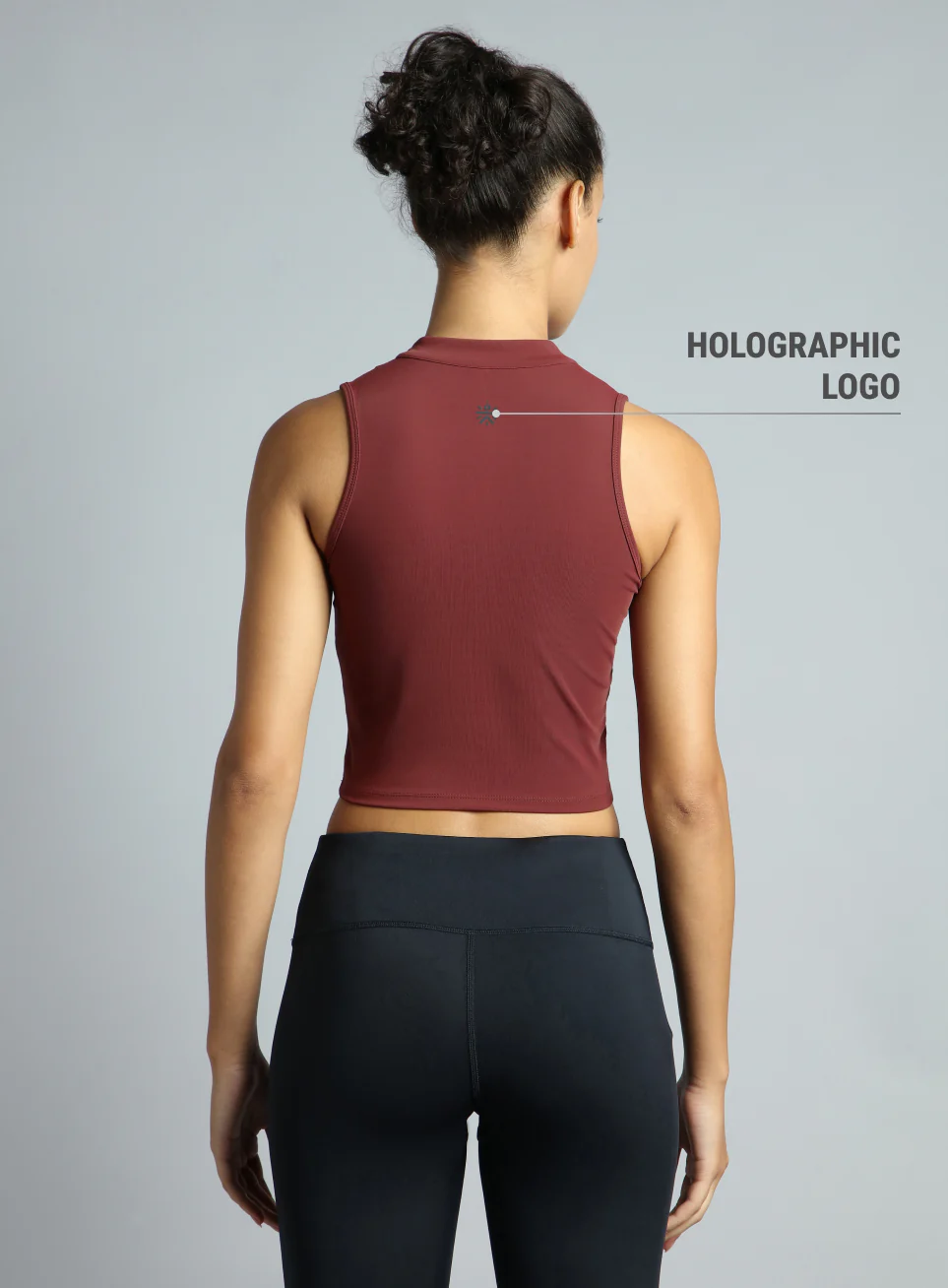 Women's Purple Train All Sculpted Slim Fit Top - Image 6