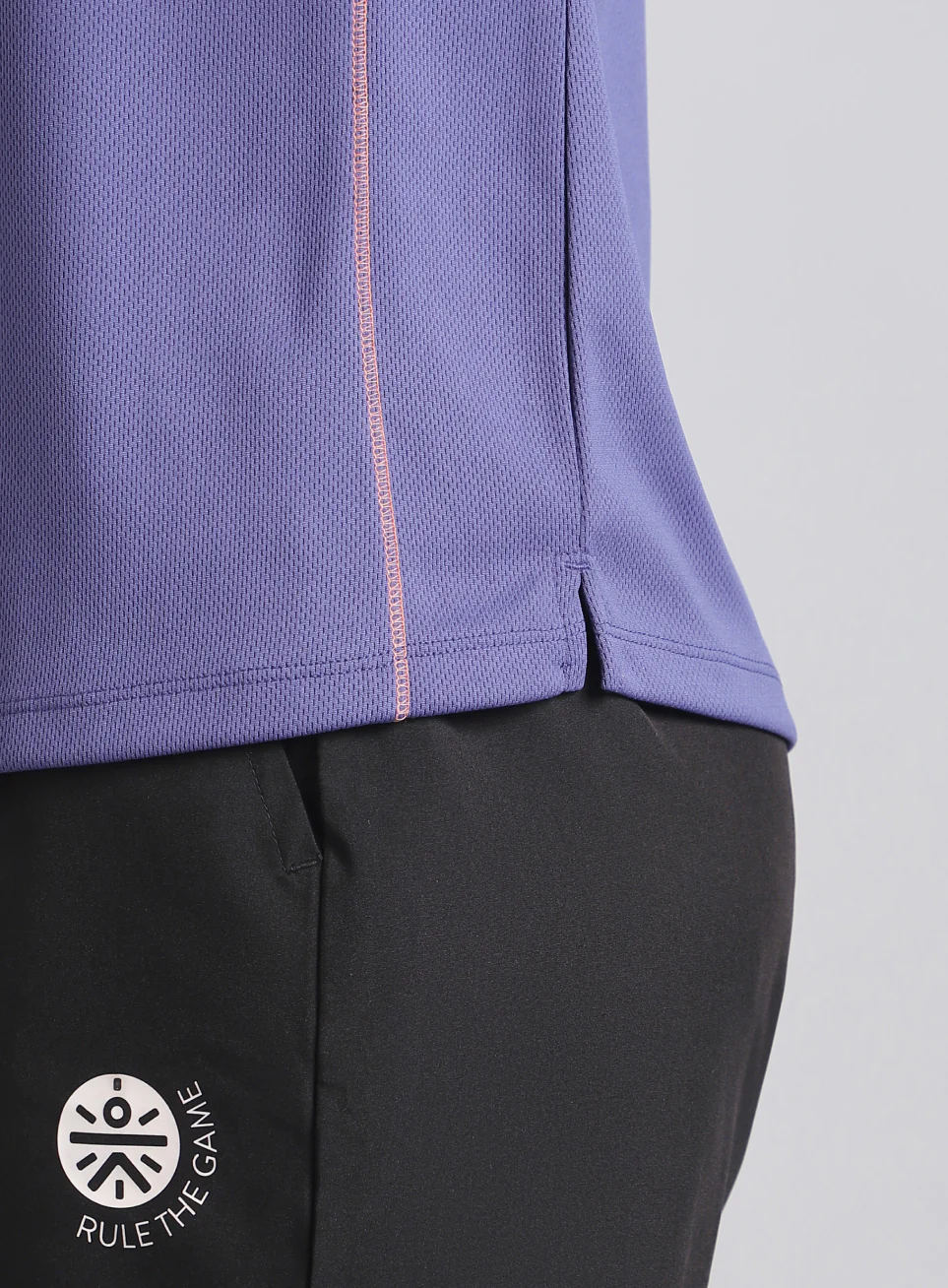 Women's Purple Training Essential Recycled Poly T-shirt - Image 9