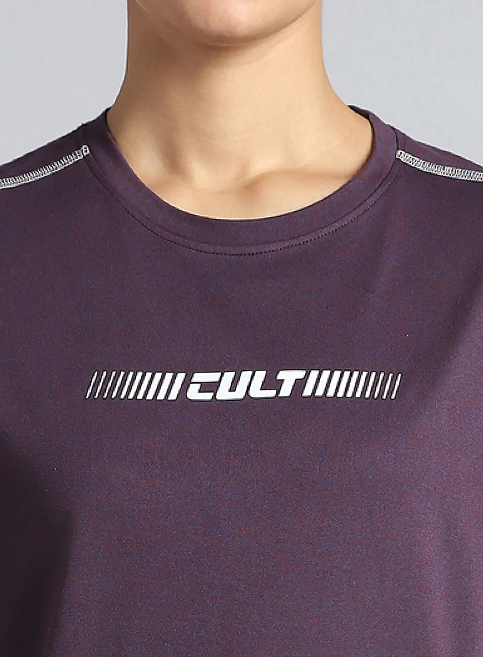 Women's Purple Training HIIT COMFORtech T-shirt - Image 7
