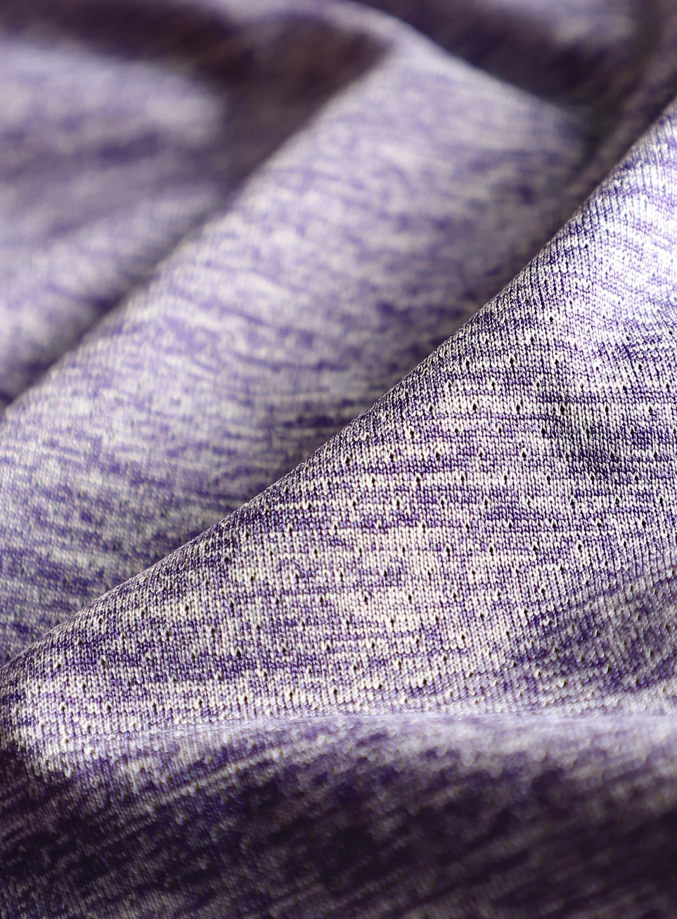 Women's Purple Training Textured T-shirt - Image 9