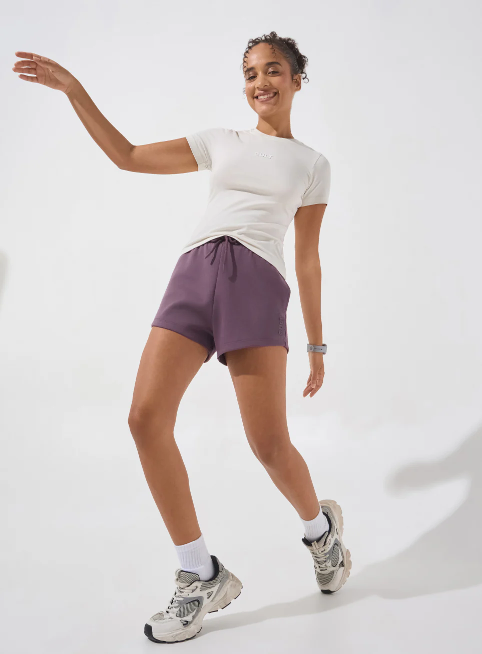 Women's Purple Ultra Luxe Classic Shorts - Image 3