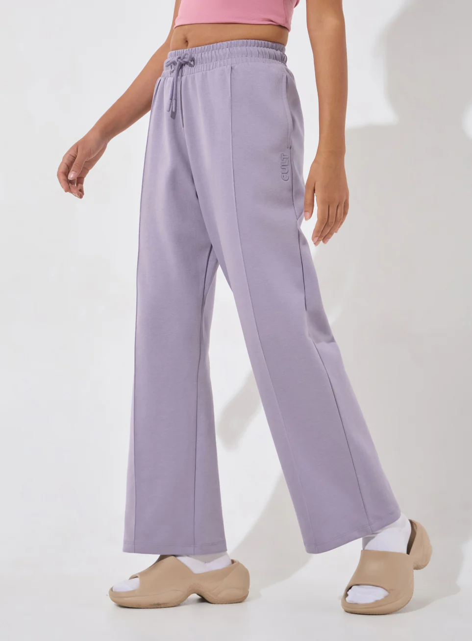 Women's Purple Ultra Luxe Tailored Trackpants - Image 5