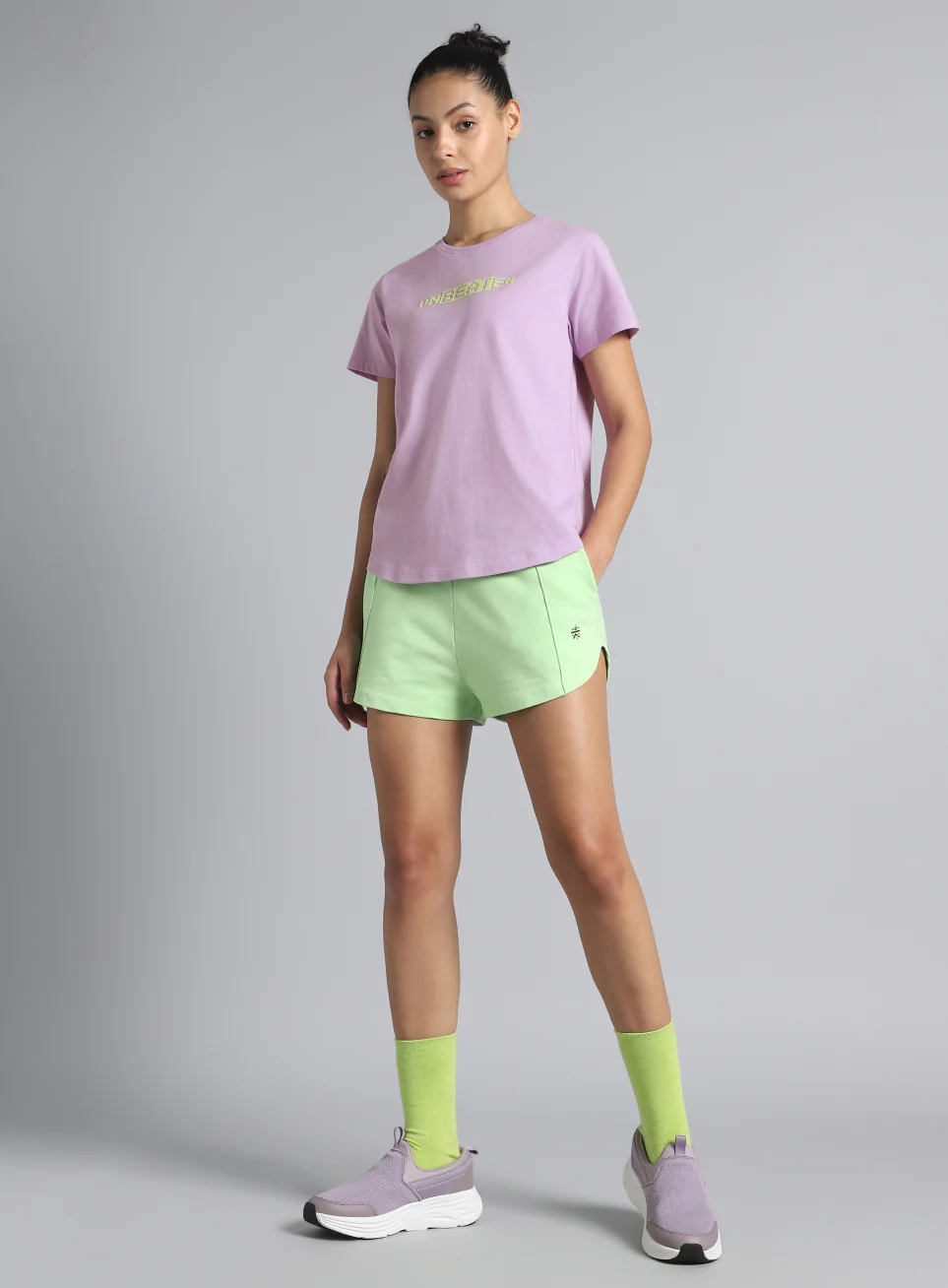 Women's Purple Unbeaten Graphic T-shirt - Image 3